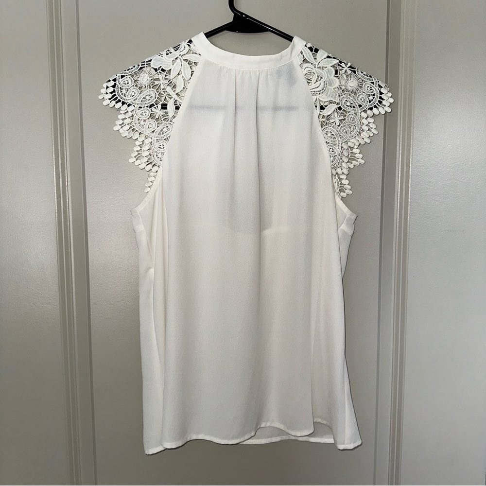 Express Women’s Blouse with Lace Sleeves